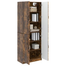 Ensemble de Meubles 2 pcs Chêne fumé Bois d'ingénierie 580802580802
