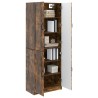 Ensemble de Meubles 2 pcs Chêne fumé Bois d'ingénierie 580802580802