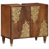 Ensemble de Meubles de Salle de Bain 3 pcs Marron miel 580809580809