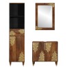 Ensemble de Meubles de Salle de Bain 3 pcs Marron miel 580809580809