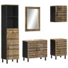 Ensemble de meubles de salle de bain 5 pcs bois manguier massif 580811580811