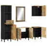 Ensemble de meubles de salle de bain 5 pcs bois manguier massif 580811580811