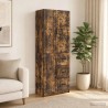 Ensemble de Meubles 2 pcs Chêne fumé Bois d'ingénierie 580816580816