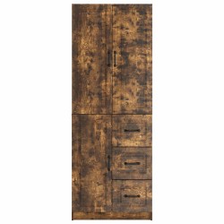 Ensemble de Meubles 2 pcs Chêne fumé Bois d'ingénierie 580816580816