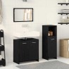Ensemble de mobilier de salle de bain 3 pcs Chêne noir 580817580817