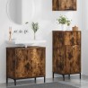 Ensemble de mobilier de salle de bain 2 pcs Chêne fumé 580821580821