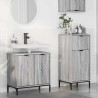 Ensemble de mobilier de salle de bain 2 pcs Gris Sonoma 580822580822