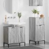 Ensemble de mobilier de salle de bain 2 pcs Gris Sonoma 580822580822