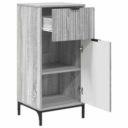 Ensemble de mobilier de salle de bain 3 pcs Sonoma gris 580823580823