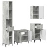 Ensemble de mobilier de salle de bain avec tiroir Gris béton 580825580825