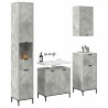 Ensemble de mobilier de salle de bain avec tiroir Gris béton 580825580825