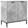 Ensemble de mobilier de salle de bain avec tiroir Gris béton 580825580825