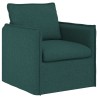 Ensemble de Canapés 2 pcs Vert foncé 156 x 82 x 85 cm Tissu 580833580833