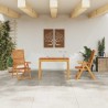 Ensemble de salle à manger pour jardin 3 pcs Marron 580834580834