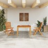 Ensemble de salle à manger pour jardin 3 pcs Marron 580847580847