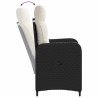 Ensemble de Tables Basses 3 pcs Noir et blanc crème 580851580851