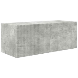 Ensemble meuble TV 2 pcs Gris béton Bois d'ingénierie 580855580855