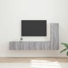 Ensemble meuble TV 3 pcs Gris Sonoma Bois d'ingénierie 580860580860