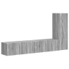 Ensemble meuble TV 3 pcs Gris Sonoma Bois d'ingénierie 580860580860