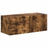 Ensemble meuble TV 4 pcs Chêne fumé Bois d'ingénierie 580862580862