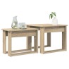 Ensemble de tables basses 2 pcs Chêne Sonoma Bois d'ingénierie 580863580863