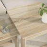 Ensemble de tables basses 2 pcs Chêne Sonoma Bois d'ingénierie 580863580863
