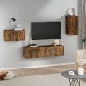 Ensemble de meubles TV 4 pcs Chêne fumé Bois d'ingénierie 580864580864