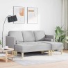 Ensemble de Canapés 2 pcs Gris nuage 173 x 131 x 67 cm 580871580871