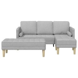 Ensemble de Canapés 2 pcs Gris nuage 173 x 131 x 67 cm 580871580871
