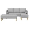 Ensemble de Canapés 2 pcs Gris nuage 173 x 131 x 67 cm 580871580871