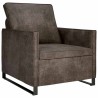 Ensemble de Canapés 2 pcs Gris foncé Tissu en suède synthétique 580872580872