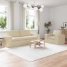 Ensemble de Canapés 2 pcs Crème 222 x 80 x 82 cm tissu 580873580873