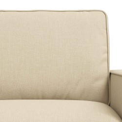 Ensemble de Canapés 2 pcs Crème 222 x 80 x 82 cm tissu 580873580873