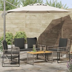 Ensemble de meubles d'extérieur 9 pcs Gris et Gris foncé 580881580881