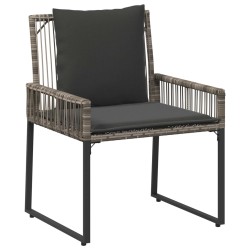 Ensemble de meubles d'extérieur 9 pcs Gris et Gris foncé 580881580881
