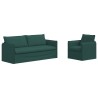 Ensemble de Canapés 2 pcs Vert foncé 196 x 82 x 85 cm Tissu 580883580883