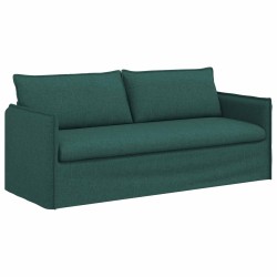 Ensemble de Canapés 2 pcs Vert foncé 196 x 82 x 85 cm Tissu 580883580883