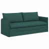 Ensemble de Canapés 2 pcs Vert foncé 196 x 82 x 85 cm Tissu 580883580883