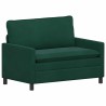 Ensemble de Canapés 2 pcs Vert foncé Velours 580886580886