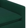 Ensemble de Canapés 2 pcs Vert foncé Velours 580886580886