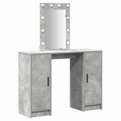 Table de Toilette avec stockage Gris clair 102 x 33 x 135 cm 580888580888