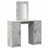Table de Toilette avec stockage Gris clair 102 x 33 x 135 cm 580888580888