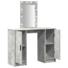 Table de Toilette avec stockage Gris clair 102 x 33 x 135 cm 580888580888