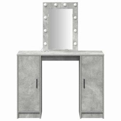 Table de Toilette avec stockage Gris clair 102 x 33 x 135 cm 580888580888