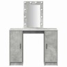 Table de Toilette avec stockage Gris clair 102 x 33 x 135 cm 580888580888