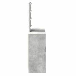 Table de Toilette avec stockage Gris clair 102 x 33 x 135 cm 580888580888