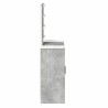 Table de Toilette avec stockage Gris clair 102 x 33 x 135 cm 580888580888