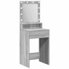 Table de Toilette avec étagère Gris Sonoma 50 x 41 x 135 cm 580890580890