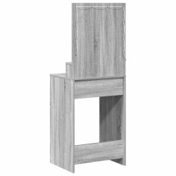 Table de Toilette avec étagère Gris Sonoma 50 x 41 x 135 cm 580890580890