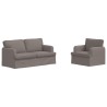 Ensemble de Canapés 2 pcs Taupe 162 x 80 x 85 cm tissu 580891580891